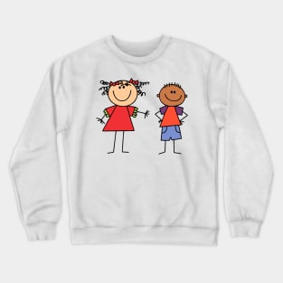 Happy kids 3 Crewneck Sweatshirt